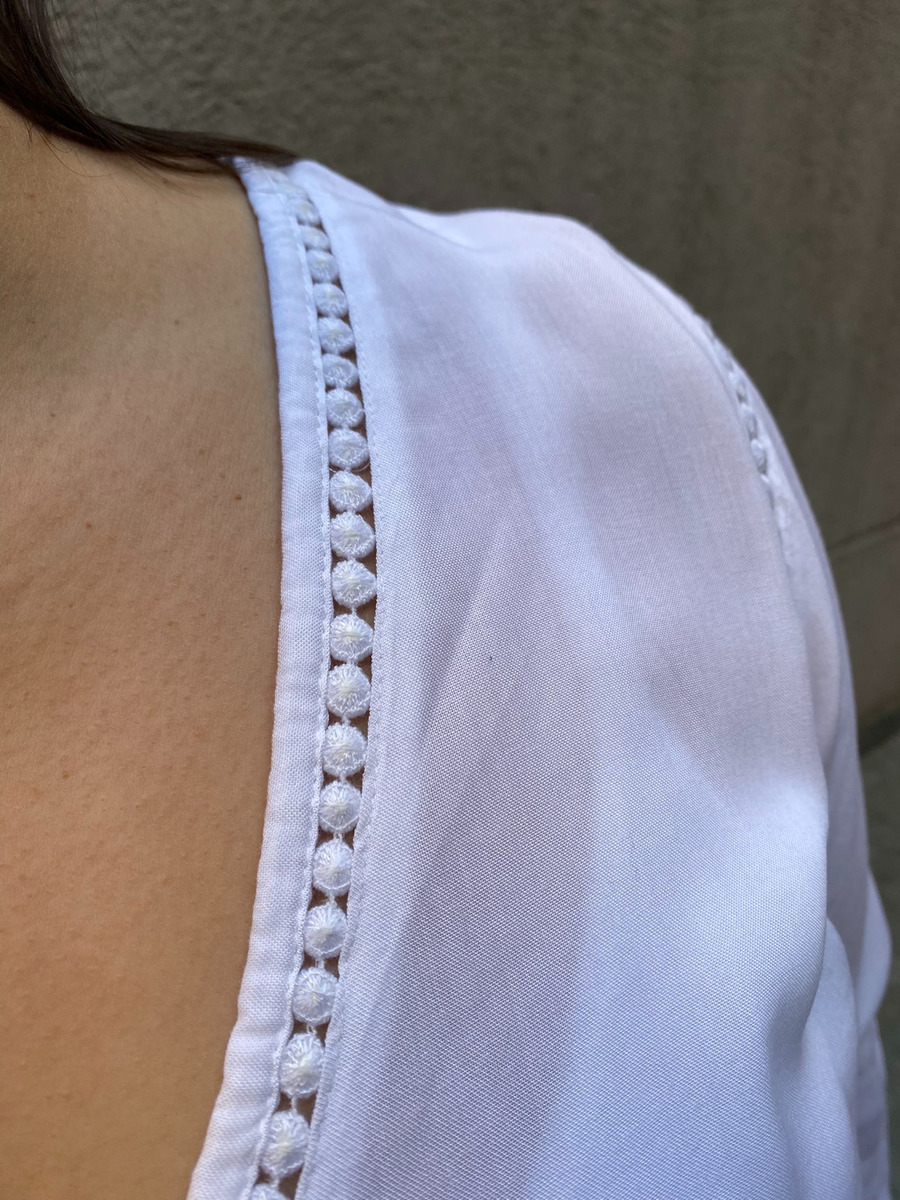 Blusa Amplia Bordada Viscosa Super Suave Importada - Imagen 18