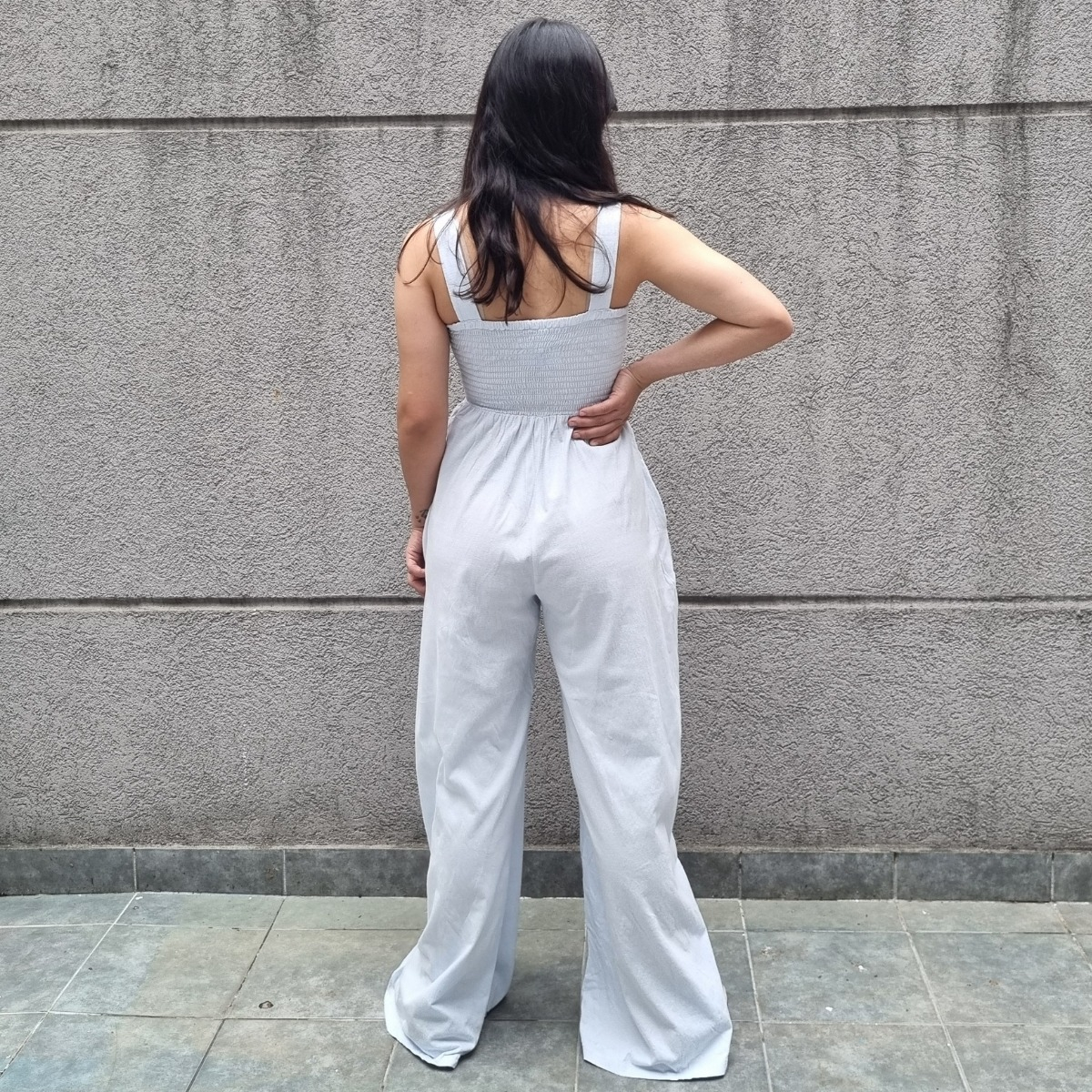 Mono Enterito Palazzo Mujer Largo Liso Importado India - Imagen 14