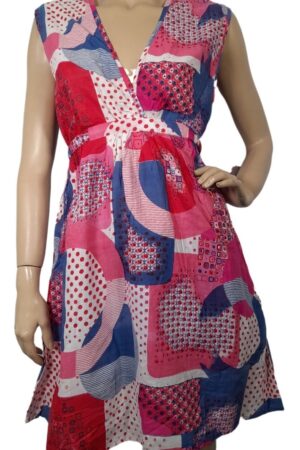 Vestido Largo Estampado Algodon 100%