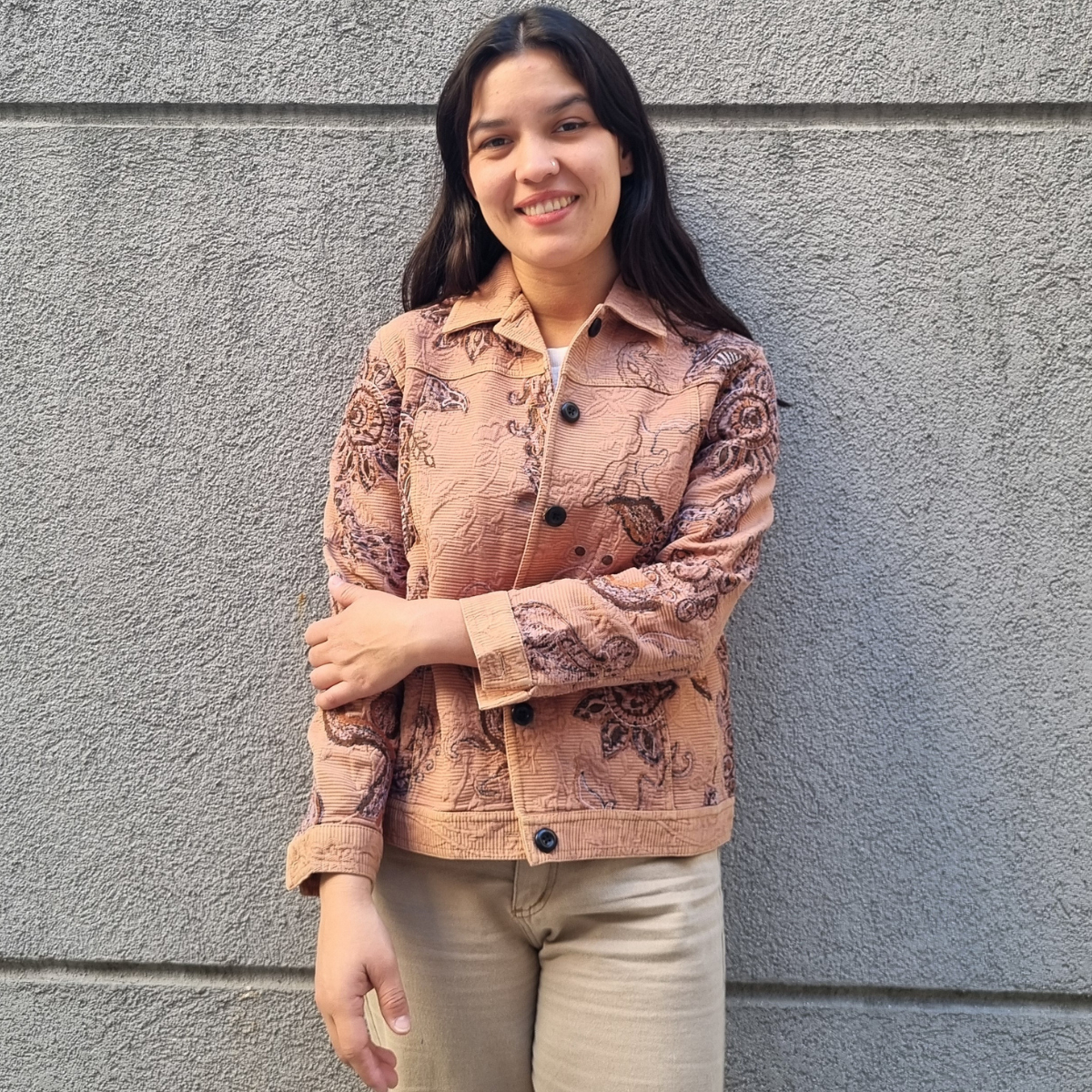 Campera Jean Saco Chaqueta Bordada Abotonada Calidad Premium - Imagen 25