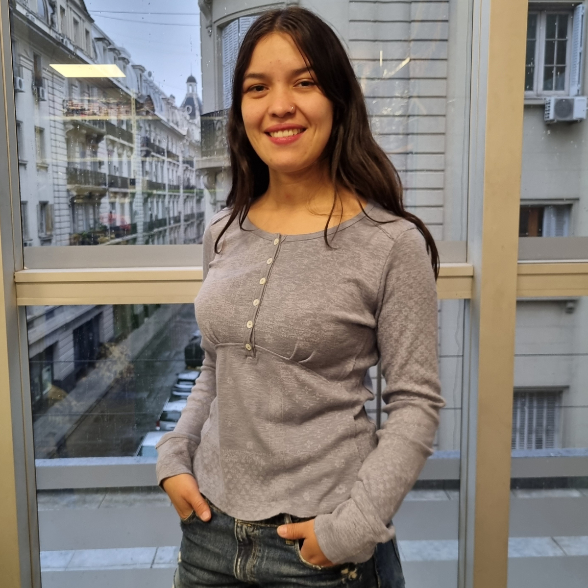 Blusa Remera Lucky Brand Manga Larga Algodon 100% Importada - Imagen 12