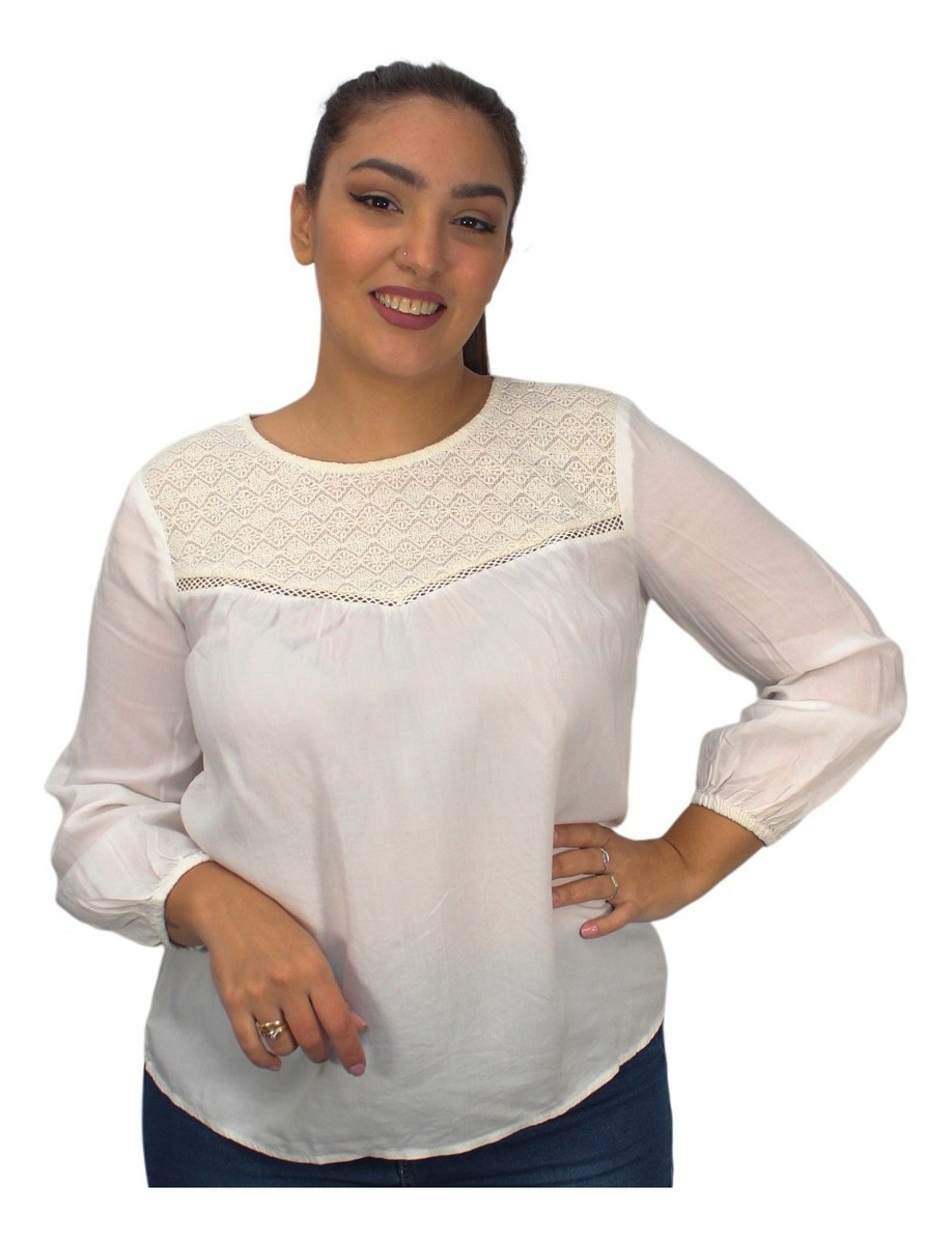 Blusa Old Navy Viscosa C/ Tul Importada Casual Urbano Divina - Imagen 10