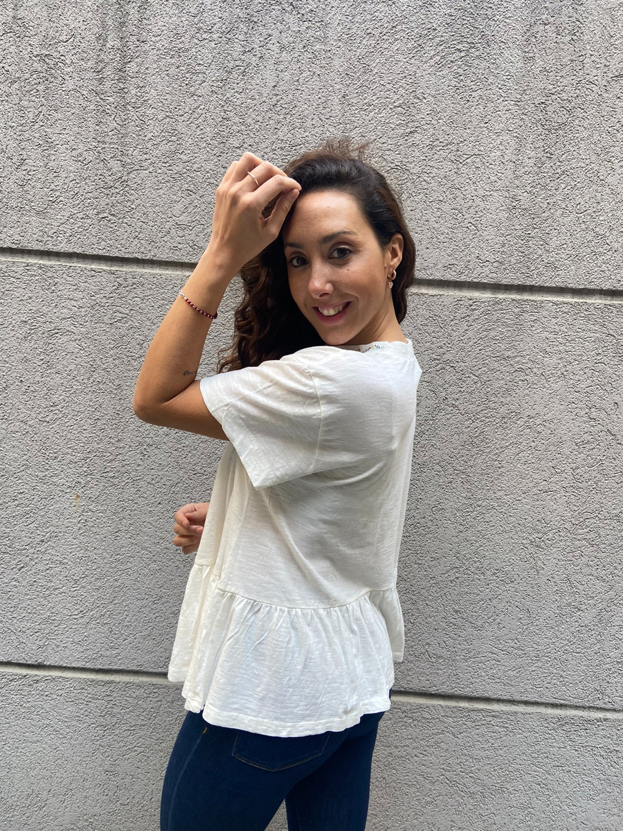 Remera Blusa Mujer Algodon Verano Amplia - Imagen 4
