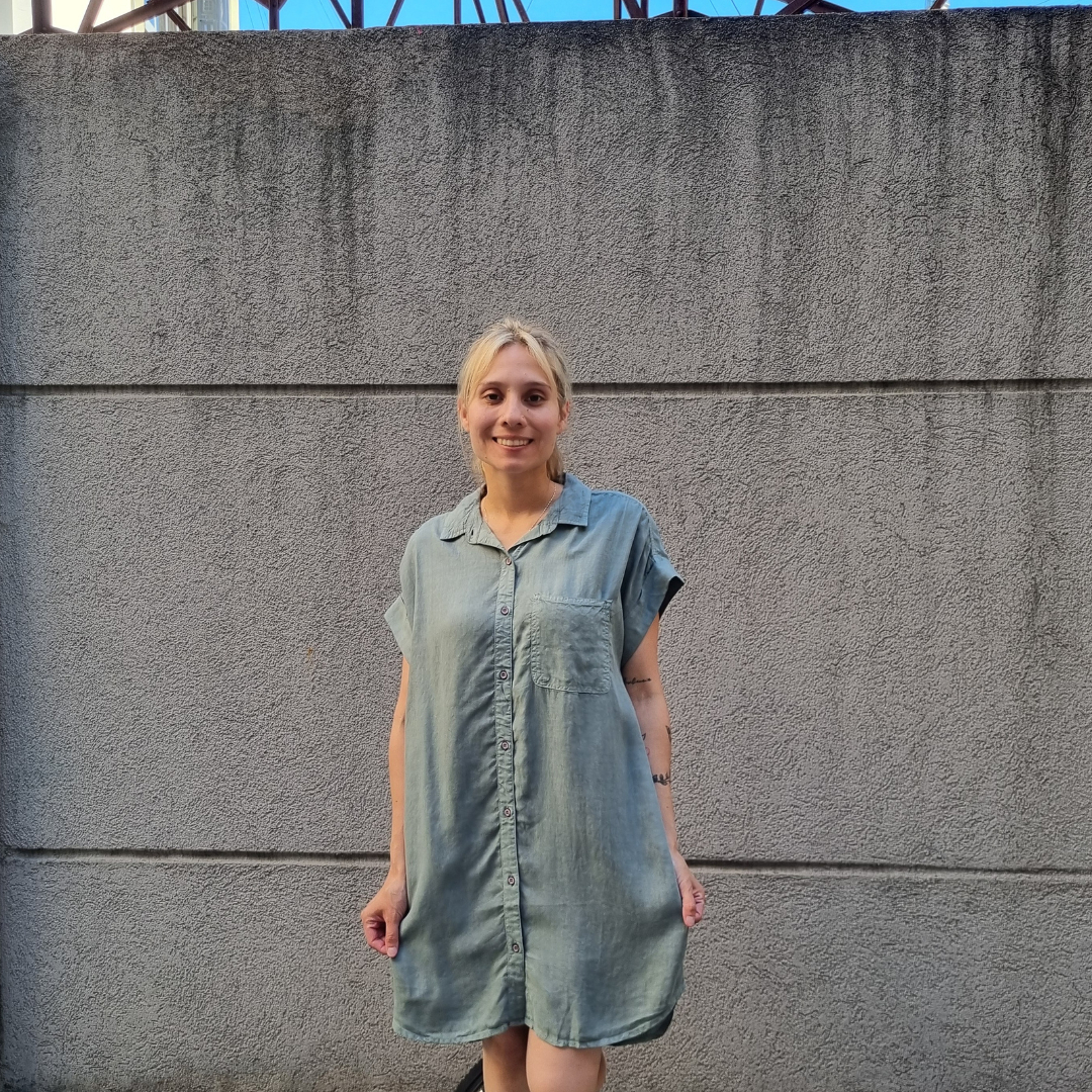 Vestido Camisola Lisa Mujer Talle Grande Importado - Imagen 28