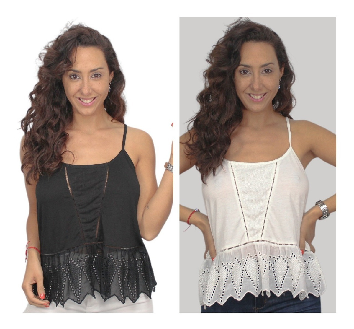 Musculosa Old Navy Broderie Algodon Importada - Imagen 2