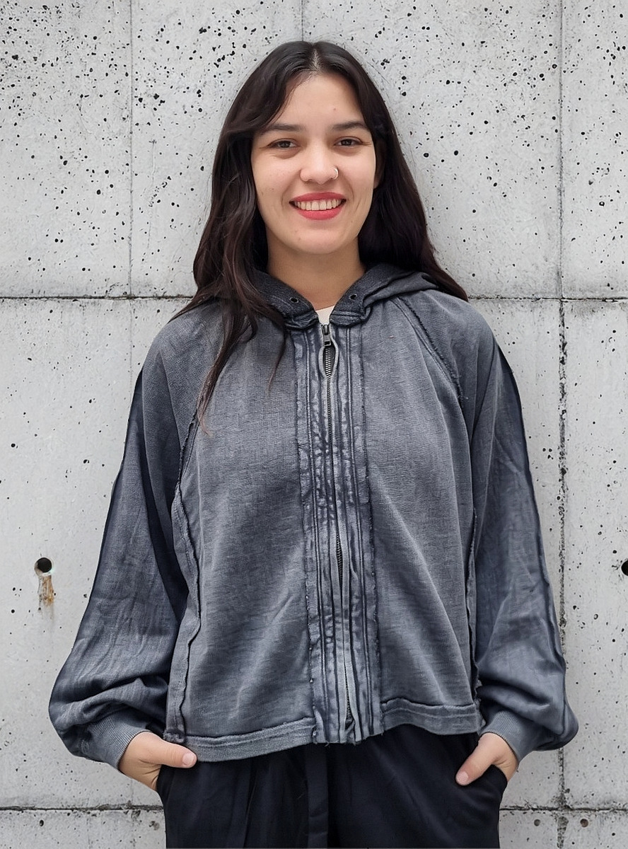 Campera Hoodie Mujer Talles Grandes Abrigada Algodón Premium - Imagen 11