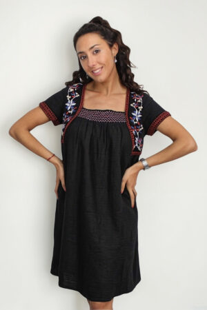 Vestido Old Navy Bordado Chaleco T. Grande Importado