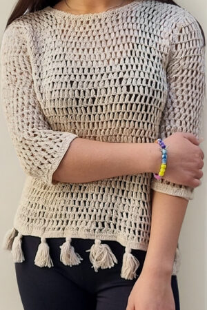 Blusa Vestido Crochet Playero Verano Bikini Chic Boho Boutiq