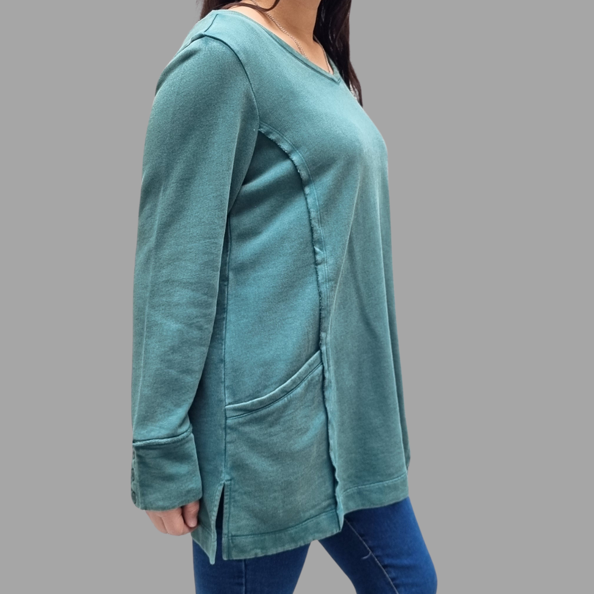 Buzo Sweater Talles Grandes Mujer Algodón Premium Importado - Imagen 4