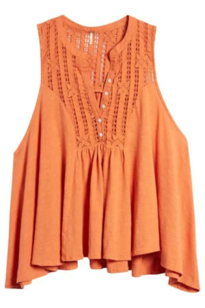 Blusa Free People Sunkissed Top Mujer Algodon 100% Premium