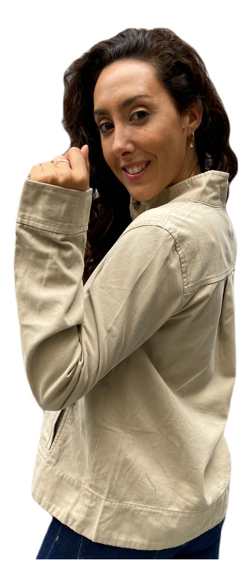 Campera Chaqueta Talles Grandes Mujer Gabardina Importada - Imagen 11