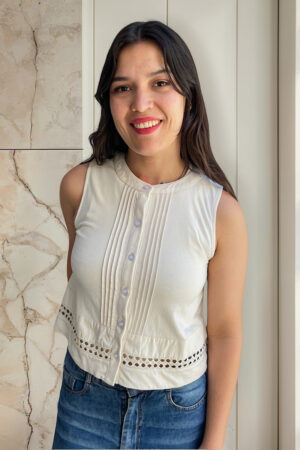 Blusa Calada Con Detalles Chic Premiun Sm Banana Republic