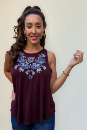 Blusa Remera Loft Bordada Super Suave Prenda De Alta Calidad