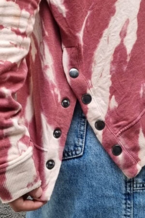 Buzo Sweater Talles Grandes Mujer Detalles Botones Importado