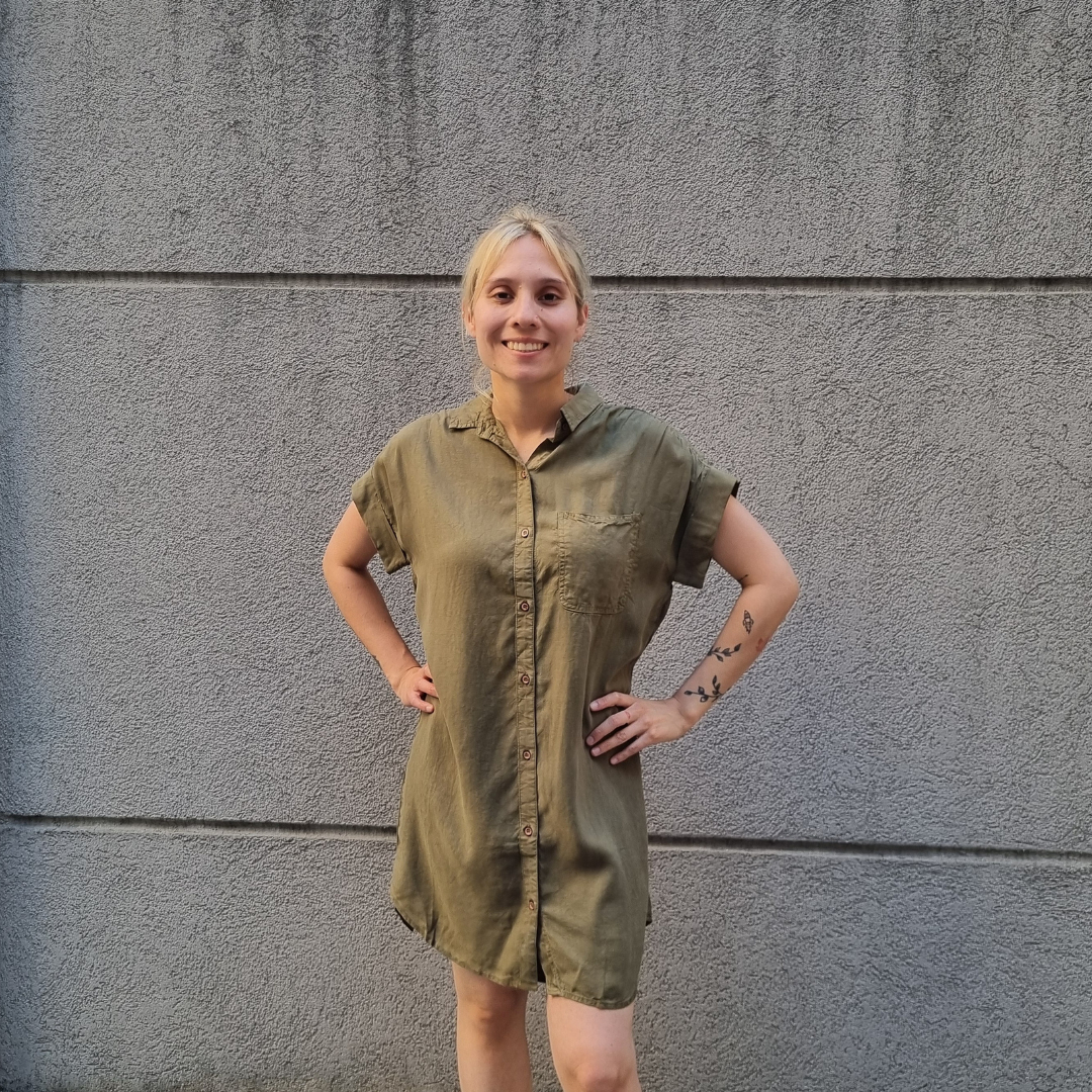 Vestido Camisola Lisa Mujer Talle Grande Importado - Imagen 2