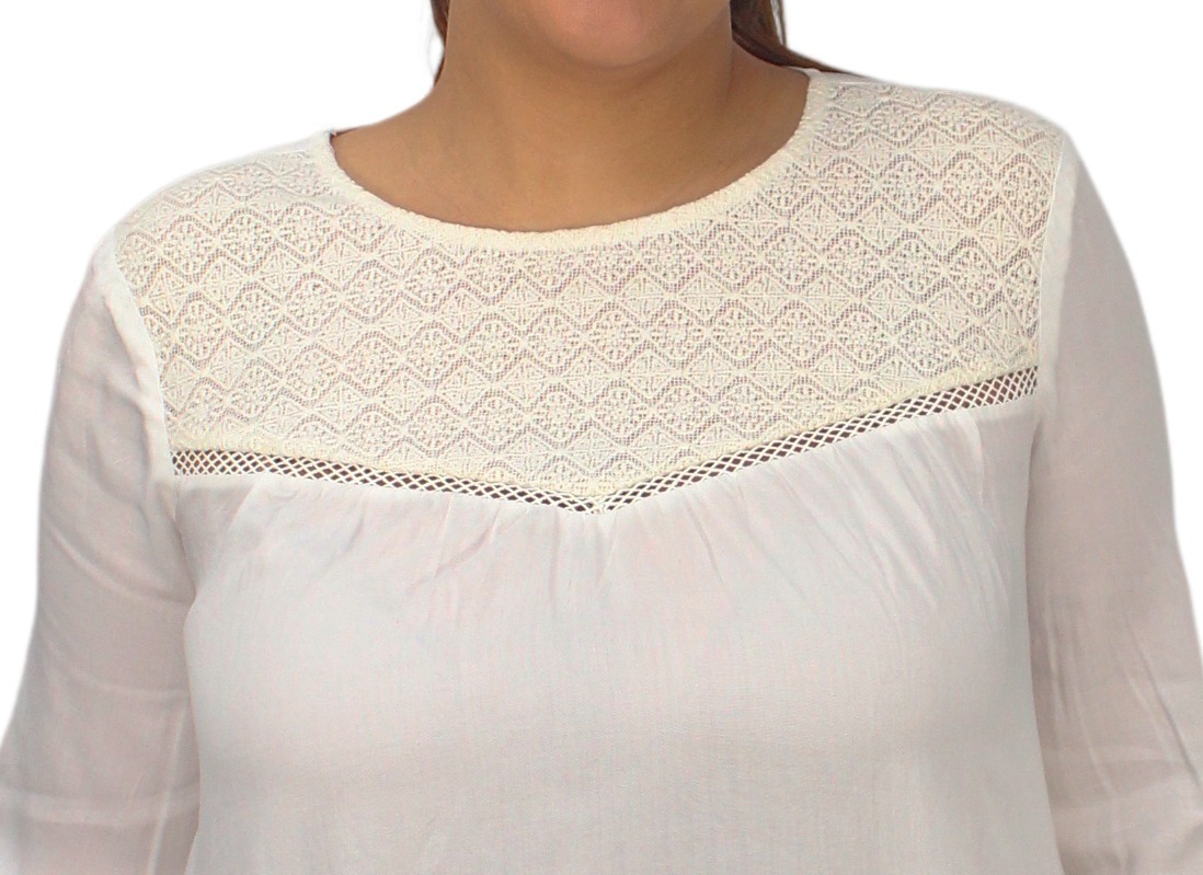 Blusa Old Navy Viscosa C/ Tul Importada Casual Urbano Divina - Imagen 8