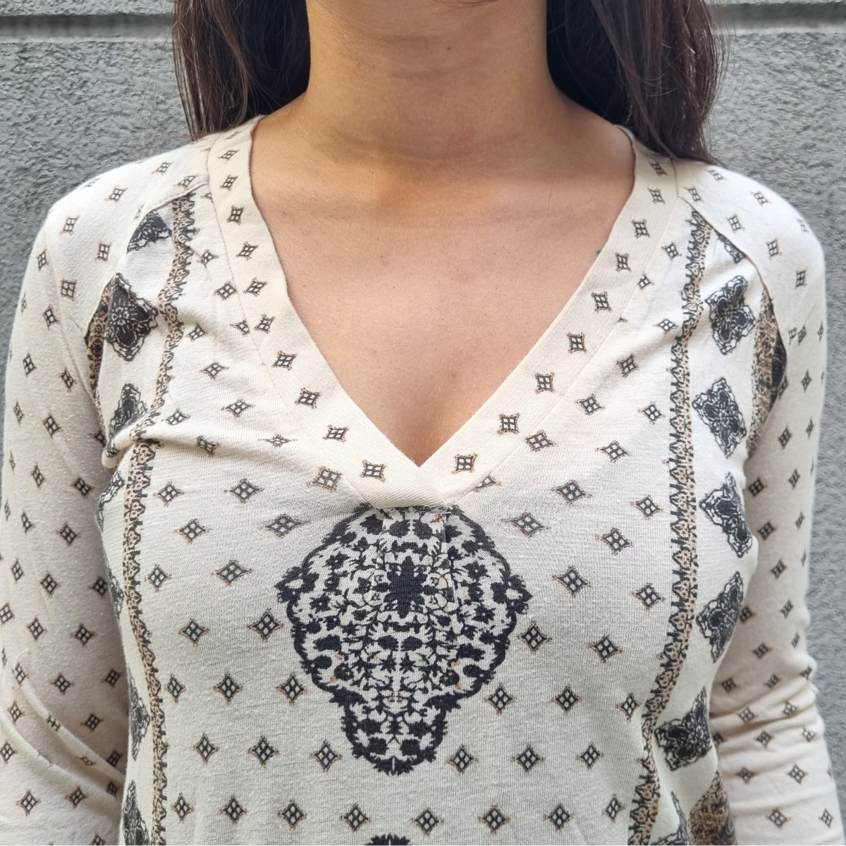 Blusa Lucky Brand Estampada Talle Grande Importada - Imagen 14