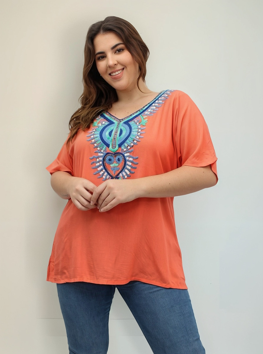 Blusas Premium Linea Boutique Viscosa Talle Grande - Imagen 35