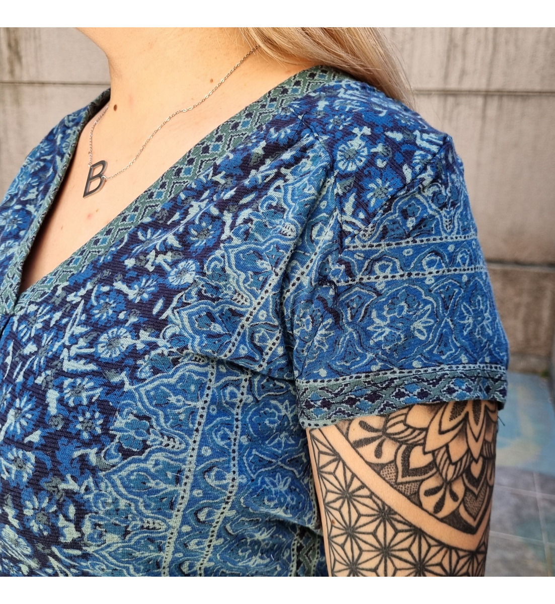 Blusa Lucky Brand Estampada Talle Grande Importada - Imagen 19