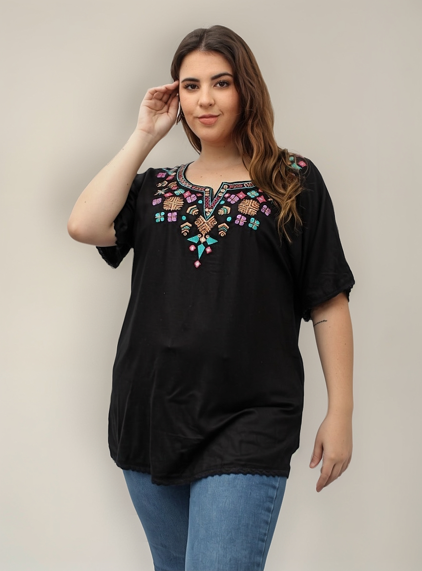 Blusas Premium Linea Boutique Viscosa Talle Grande - Imagen 15