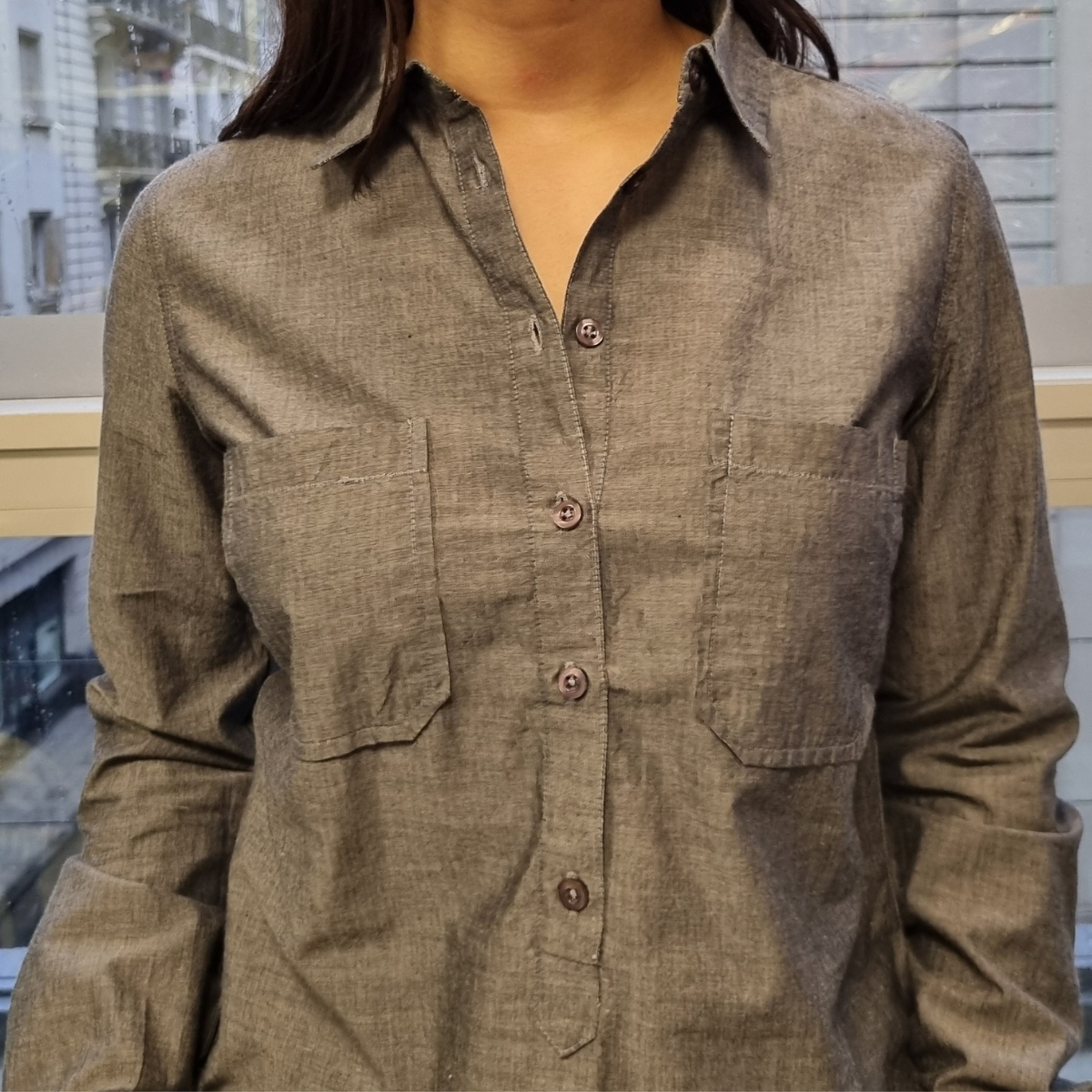 Camisa Blusa Jeans Mujer Talles Grandes Importada Premium - Imagen 4