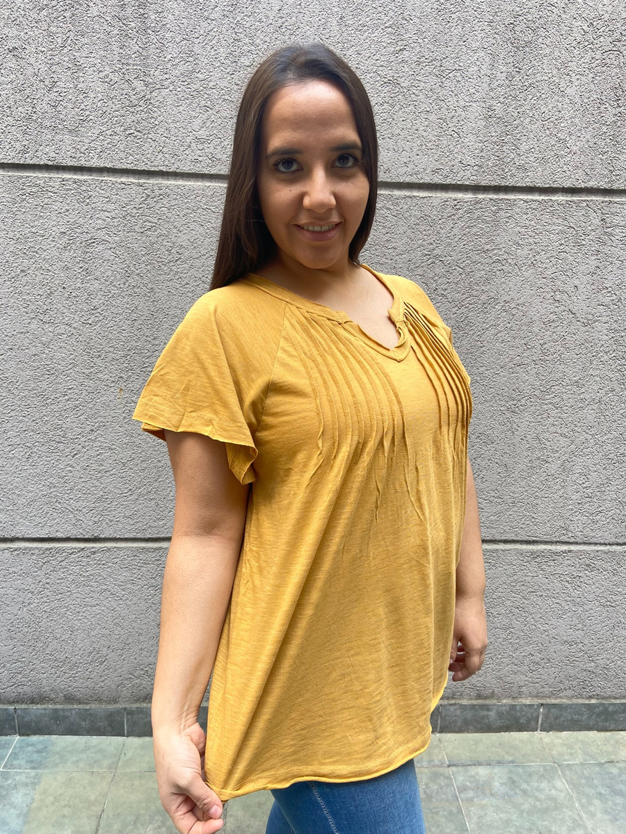 Remera Blusa Manga Corta Algodon Talle Grande Verano - Imagen 26