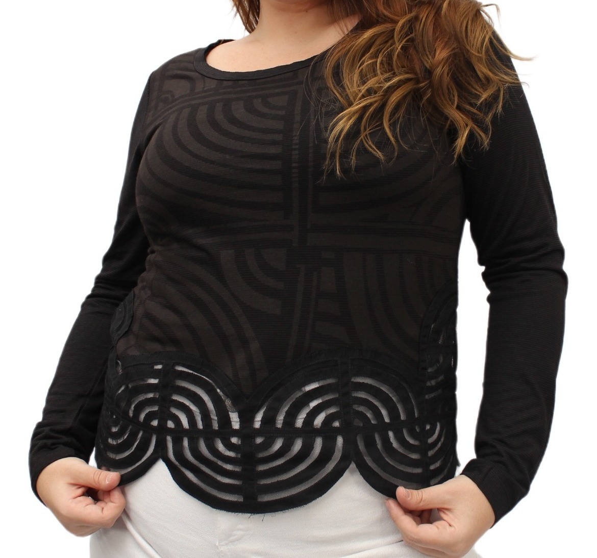 Remera Larga Mandala Desigual Original 100% - Imagen 2