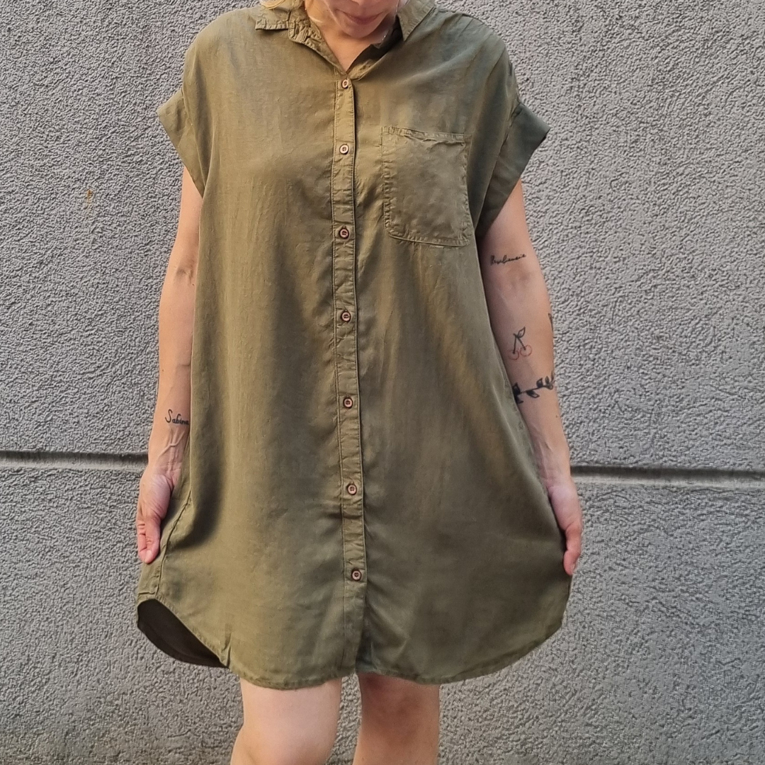 Vestido Camisola Lisa Mujer Talle Grande Importado - Imagen 6