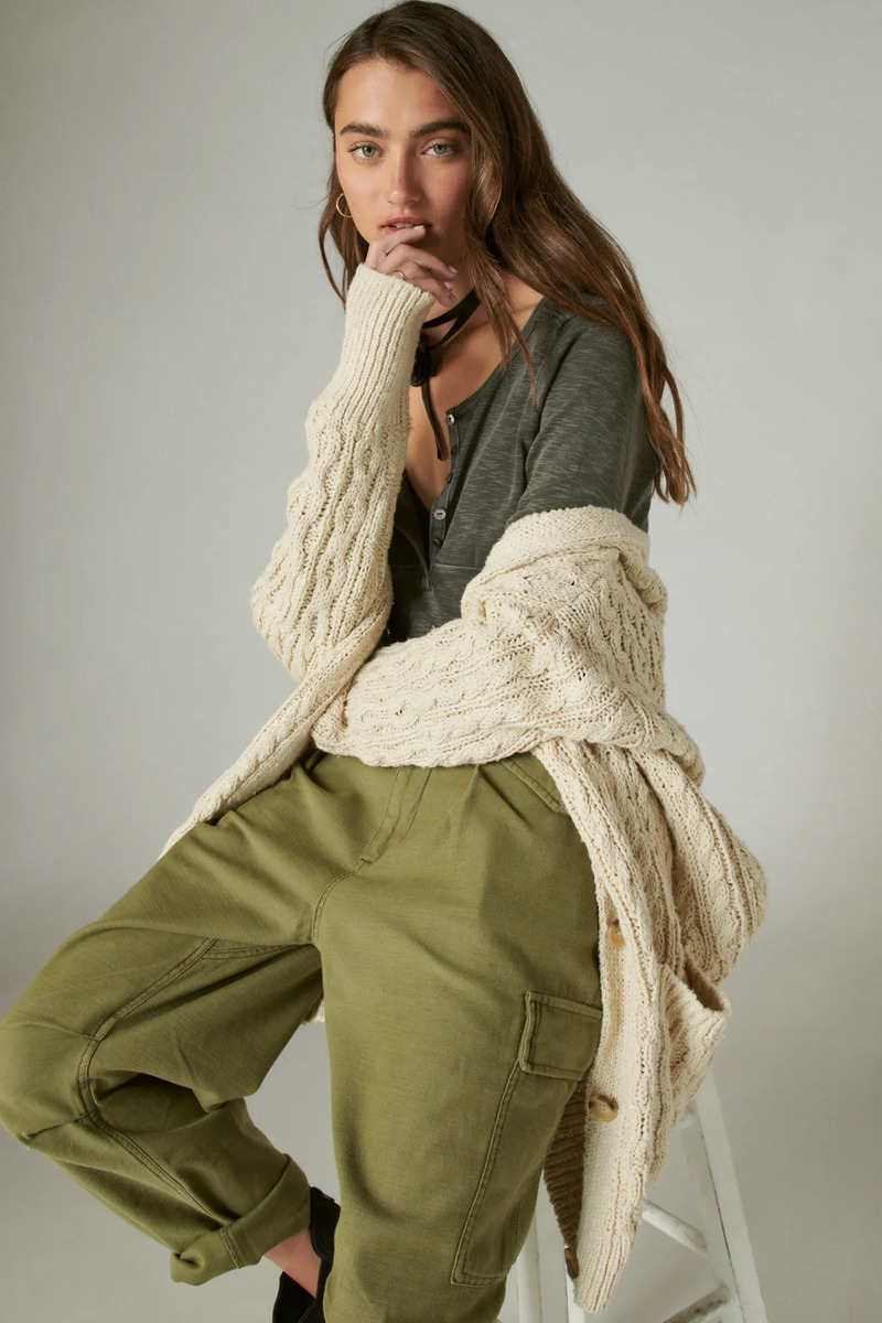 Blusa Remera Lucky Brand Manga Larga Algodon 100% Importada - Imagen 16