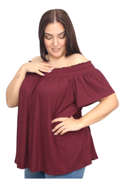 Remera Blusa Sonoma Rayada Talle Grande Importada India - Imagen 13