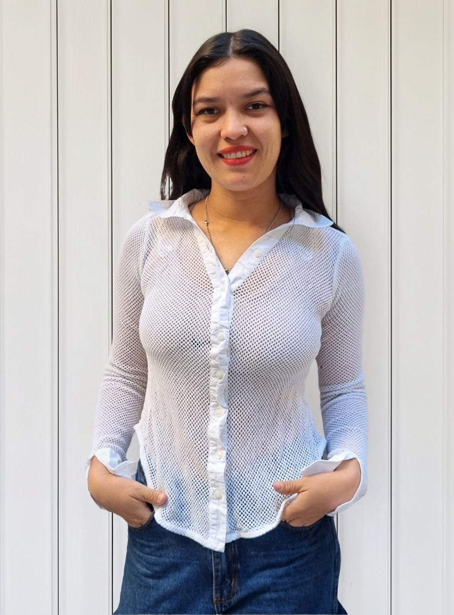 Blusa Camisa Red Manga Larga Premium Importado India