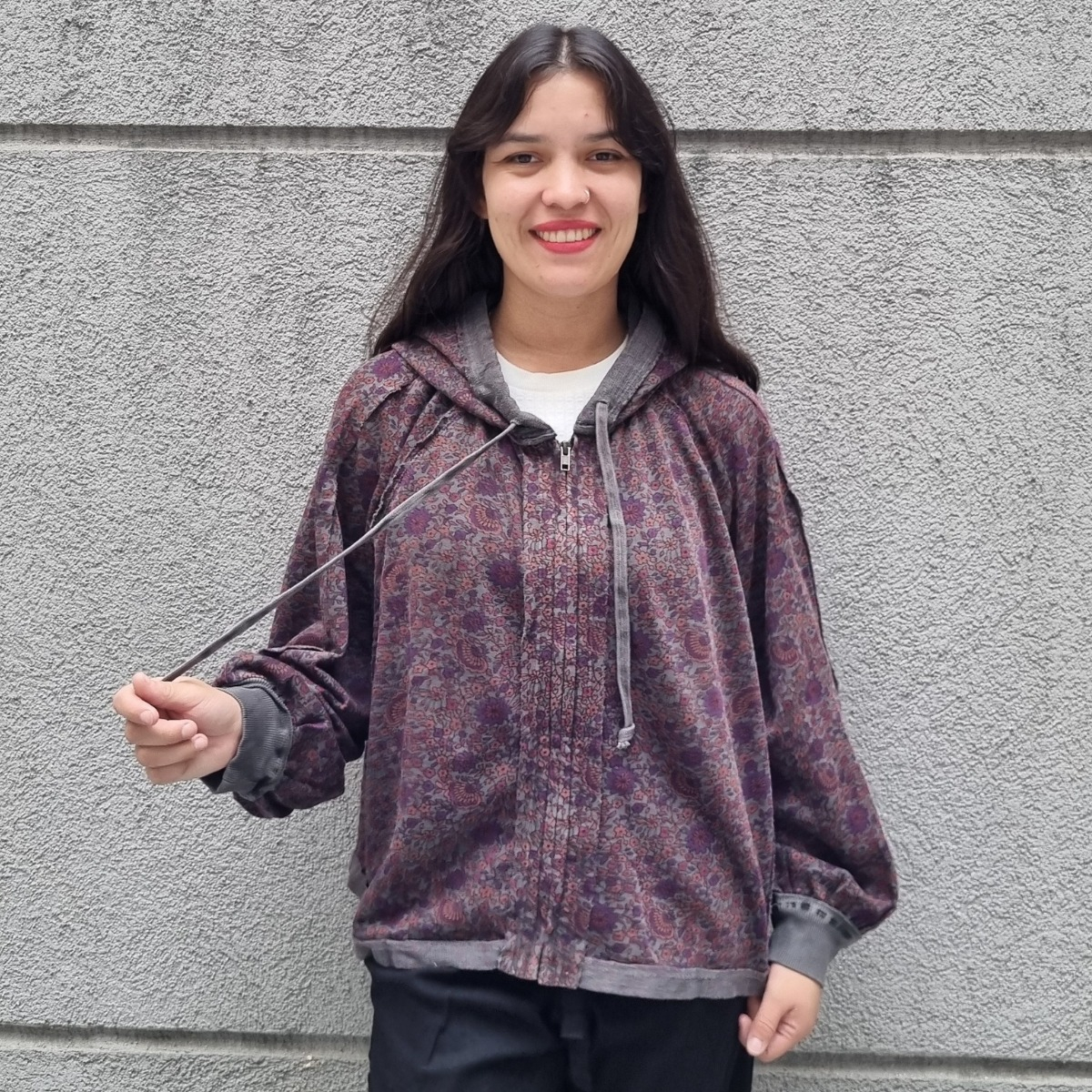 Campera Hoodie Mujer Talles Grandes Abrigada Algodón Premium - Imagen 29