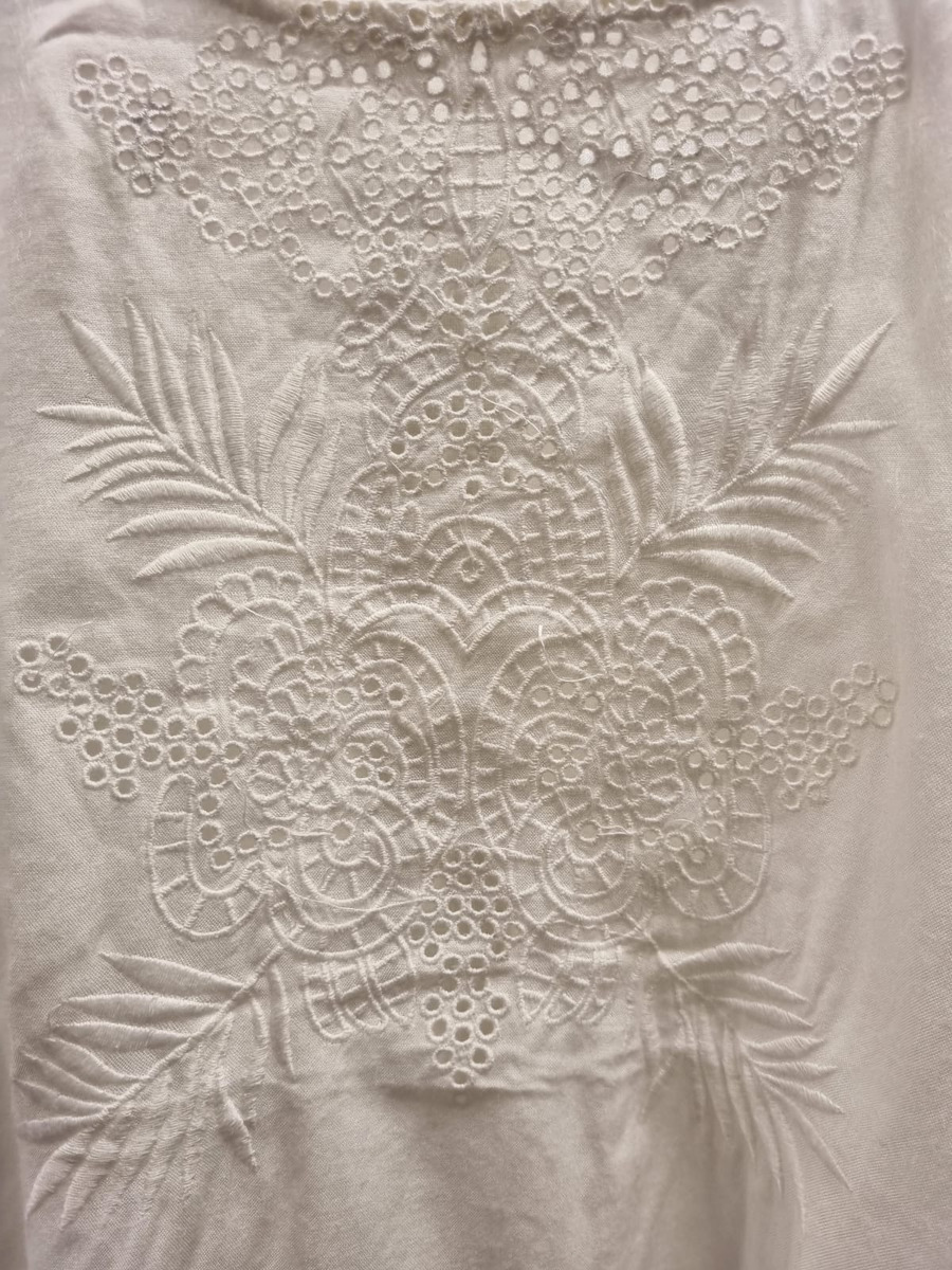 Blusa Amplia Bordada Viscosa Super Suave Importada - Imagen 5