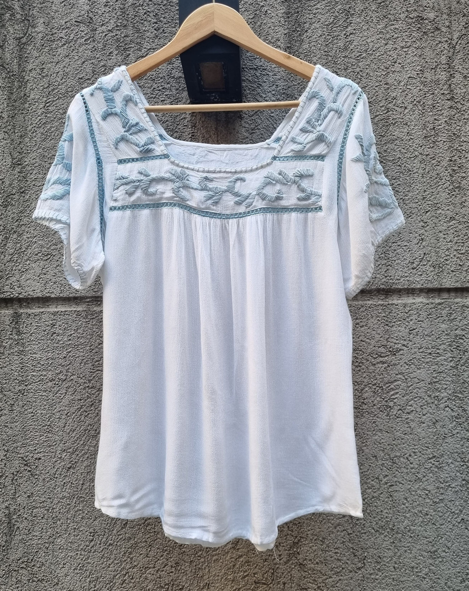 Blusa Remera Bordada Talle Grande Mujer Importado - Imagen 11