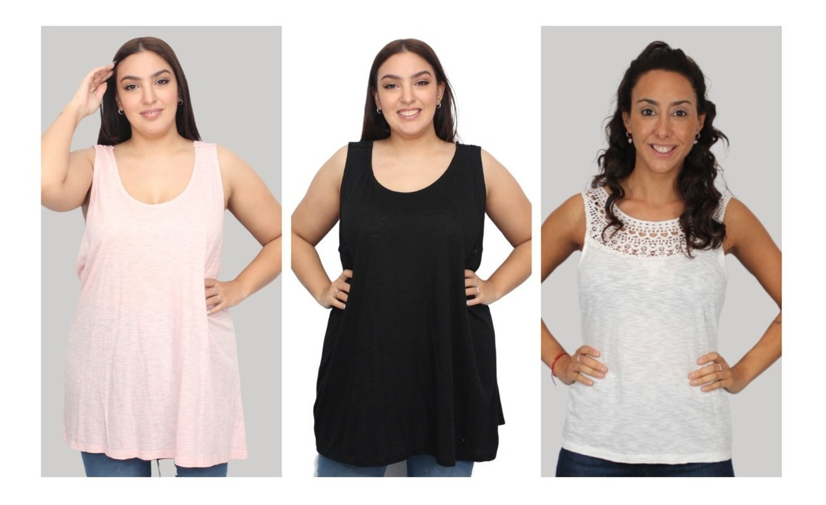 Musculosa Old Navy Lisa Basica Crochet Importada - Imagen 2