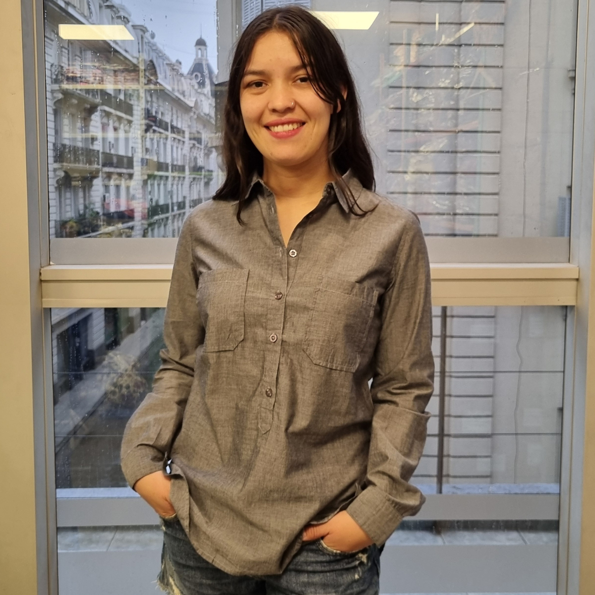 Camisa Blusa Jeans Mujer Talles Grandes Importada Premium - Imagen 7