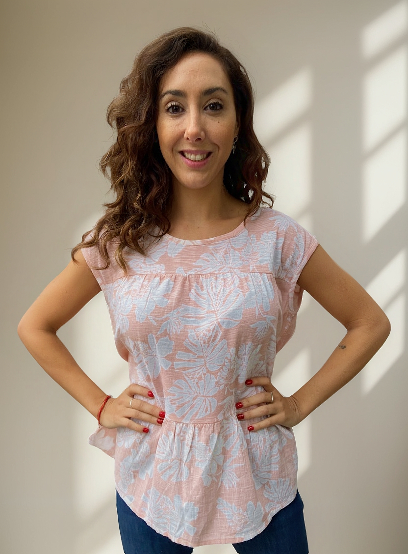 Remera Blusa Style&co Estampada Talle Grande Importada