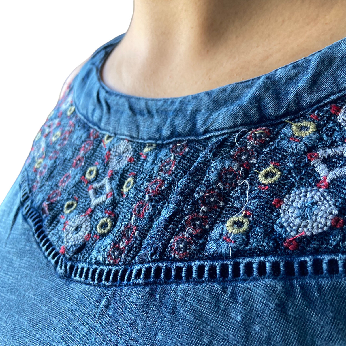 Blusa Remera Bordada Talle Grande Mujer Importado - Imagen 16