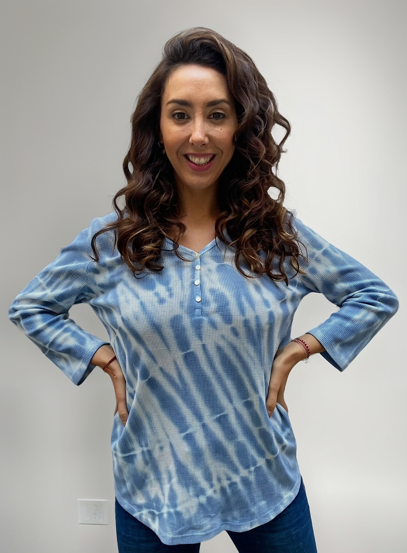 Remera Blusa Mujer Talles Grandes Manga Tres Cuartos Algodón - Imagen 10