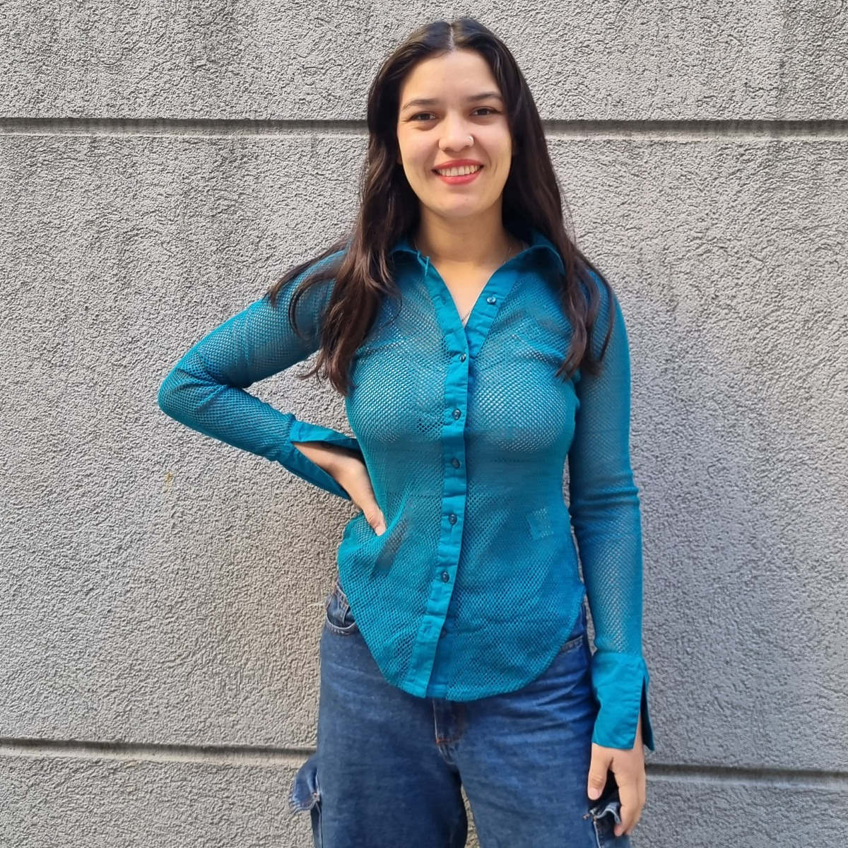 Blusa Camisa Red Manga Larga Premium Importado India - Imagen 27