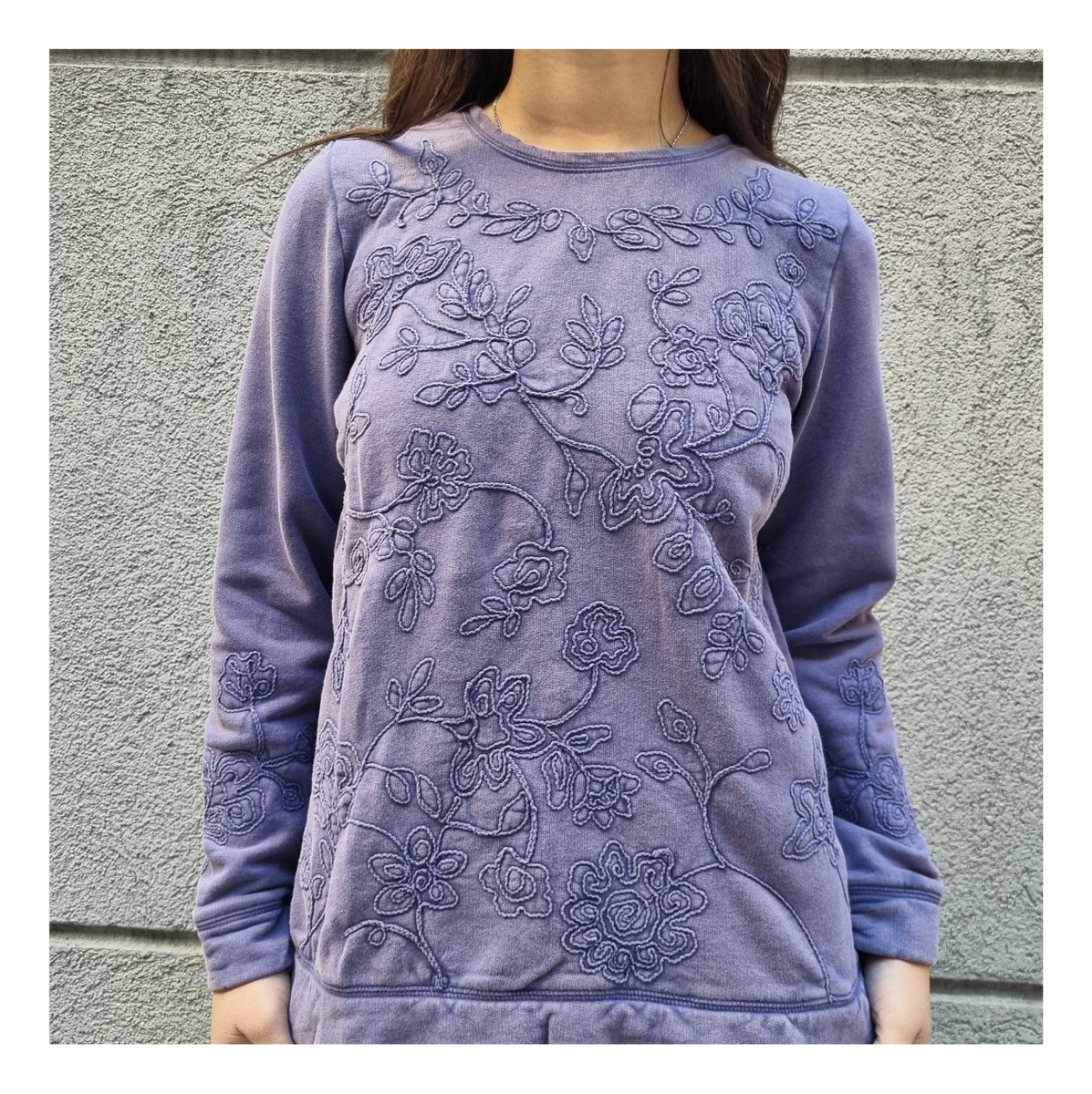 Buzo Sweater Bordado Talle Grande Importado India - Imagen 8