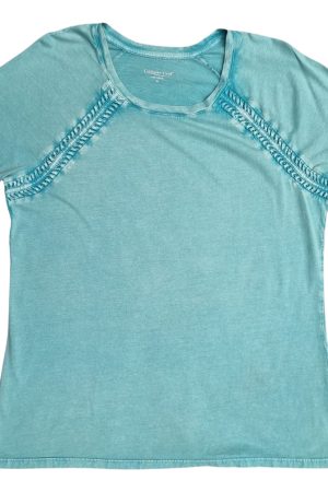 Blusa Remera Coldwater Creek Vintage-wash Mujer Algodon 100%