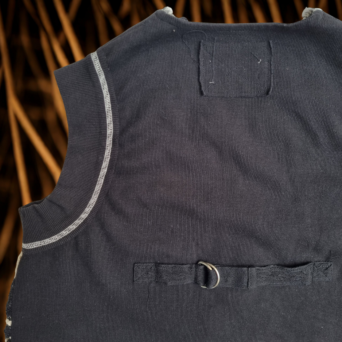 Blusa Musculosa Free People Crochet Boho Importado Vintage - Imagen 4