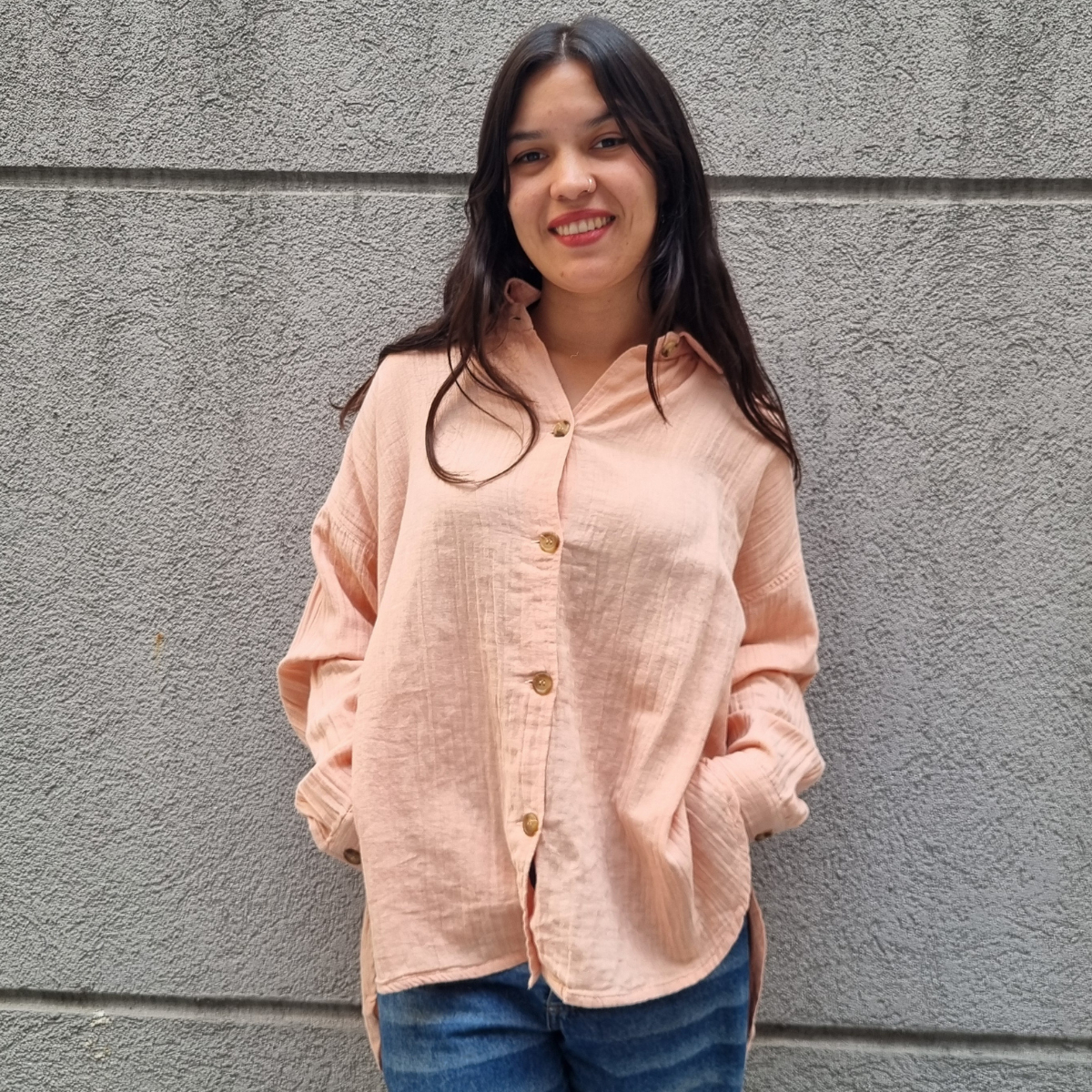 Camisa Blusa Mujer Talles Grandes Algodón Importado Premium - Imagen 25