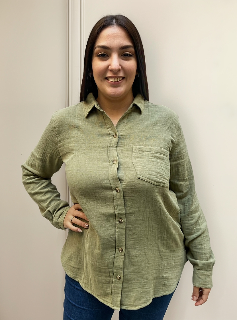 Camisa Blusa Mujer Talles Grandes Algodón Importado Premium - Imagen 8
