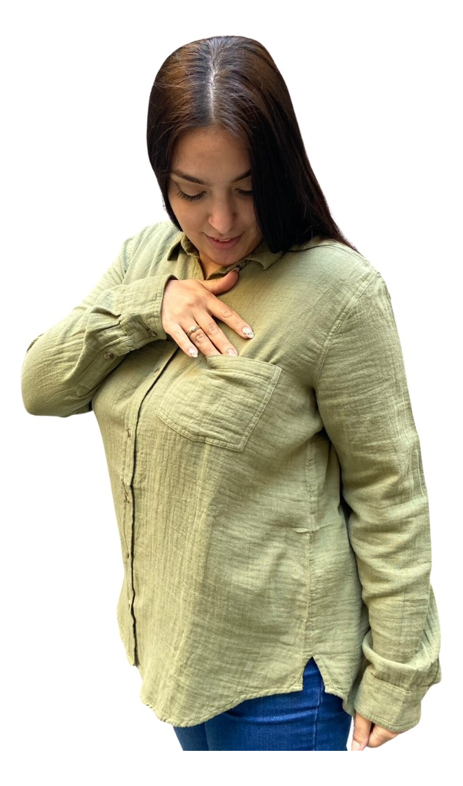 Camisa Blusa Mujer Talles Grandes Algodón Importado Premium - Imagen 14