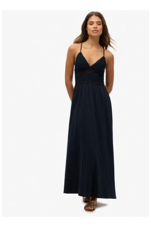 Vestido Super Dry Maxi Largo Bordado Lace Verano Importado