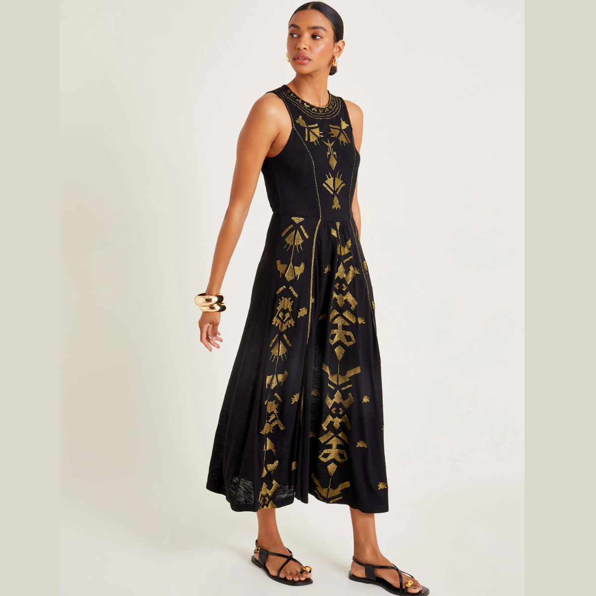 Vestido Monsoon Largo Mujer Calidad Premum Importado India - Imagen 7