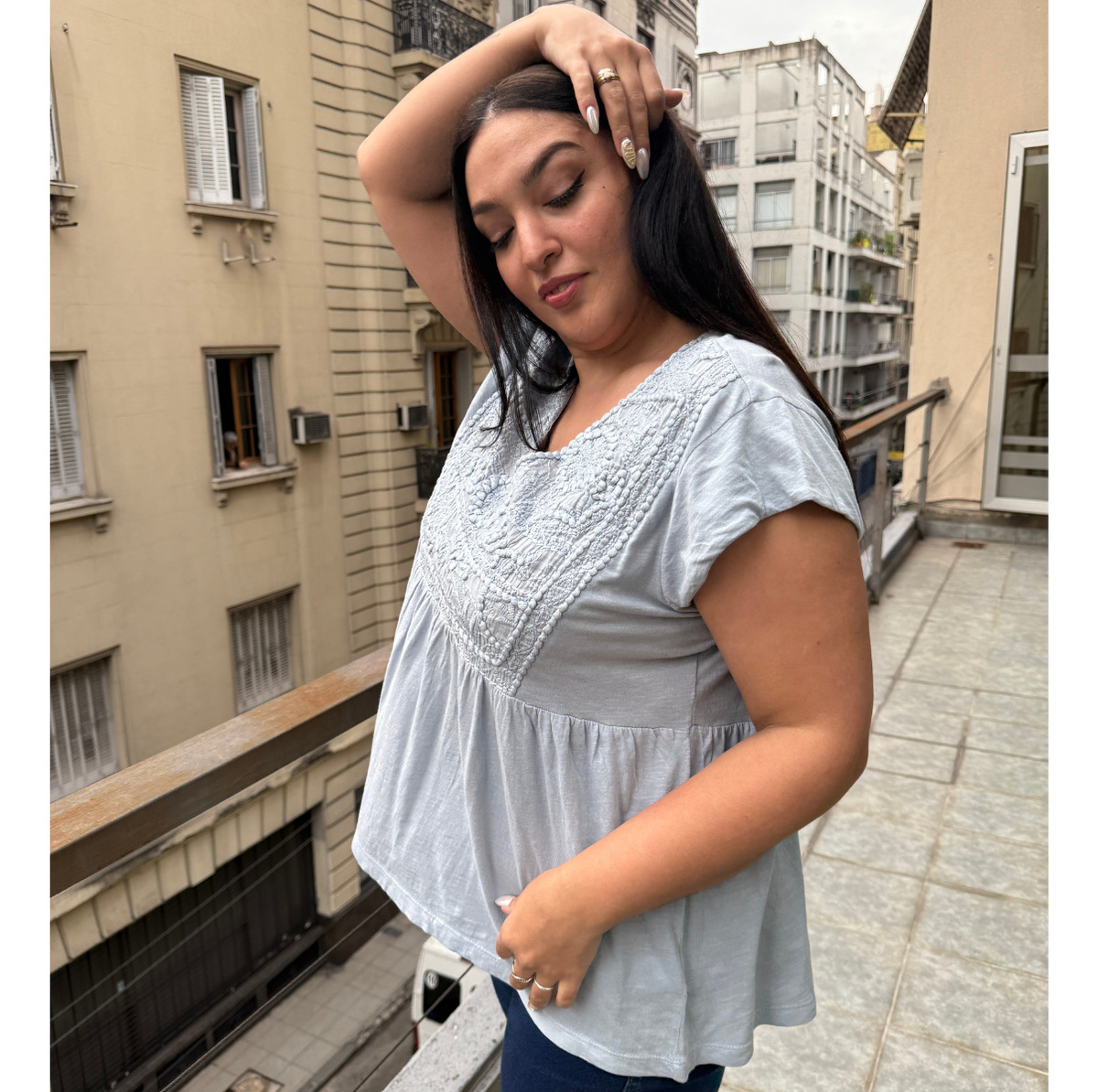 Blusa Lucky Brand Mujer Bordado Algodon 100% Importado India - Imagen 24