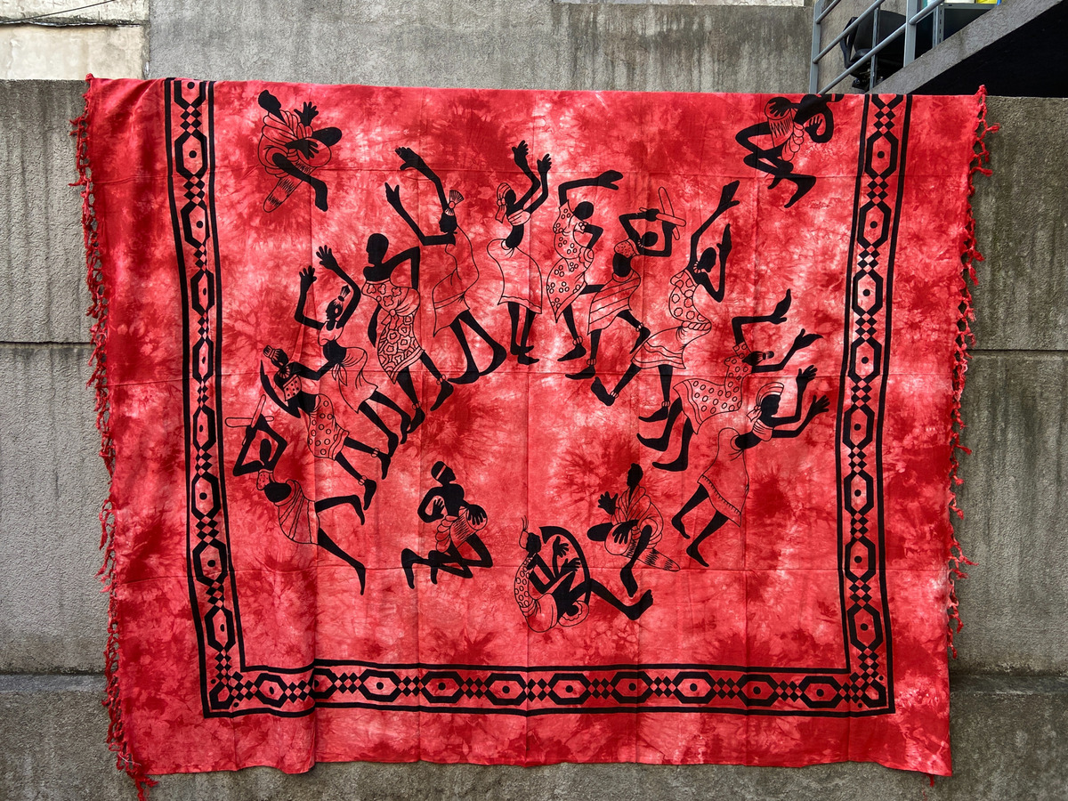 Manta Hindu Rustica Flecos 2 Plazas Diseños Importados - Imagen 6